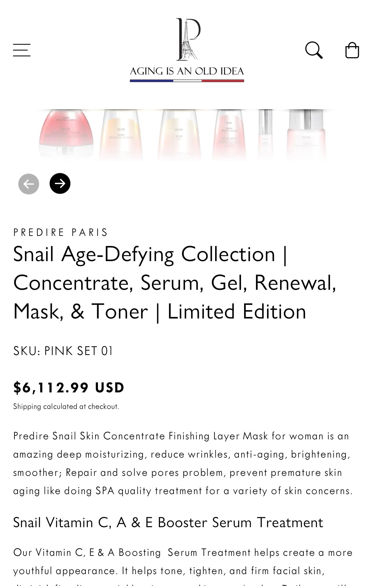 Snail Age-Defying Collection