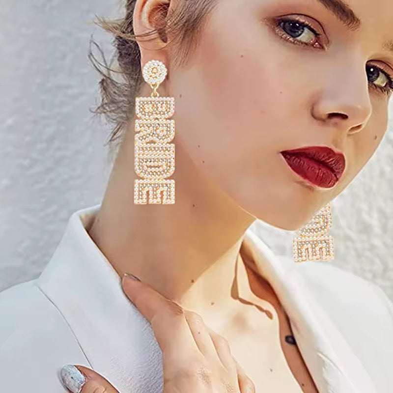 Bride earrings