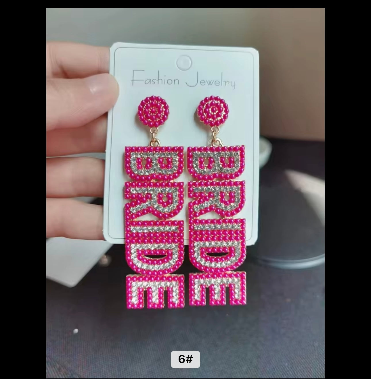 Bride earrings