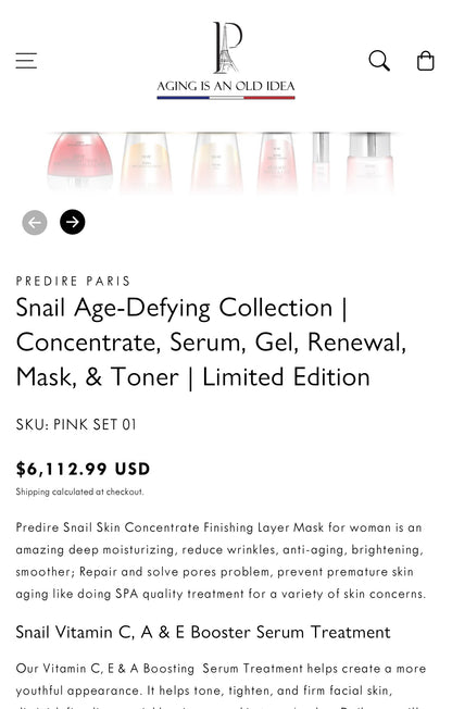 Snail Age-Defying Collection
