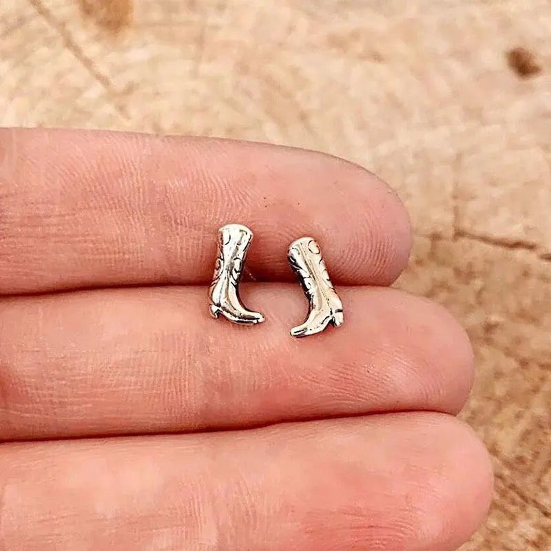 Mini boot earrings