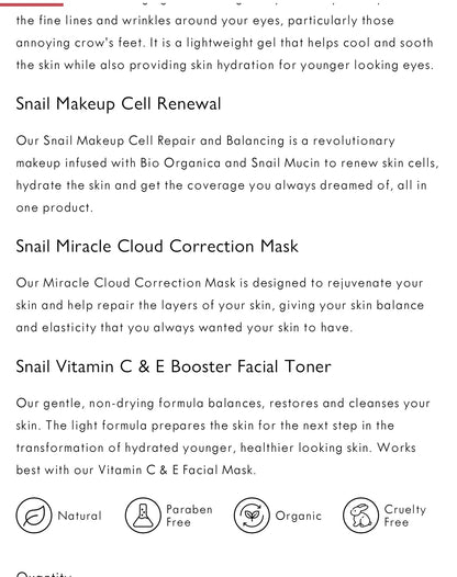 Snail Age-Defying Collection