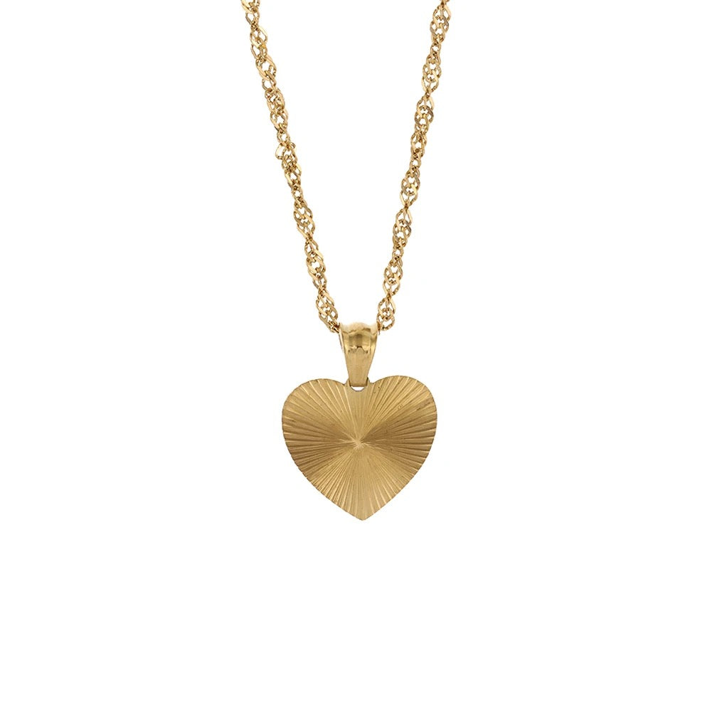 Corazón ray necklace