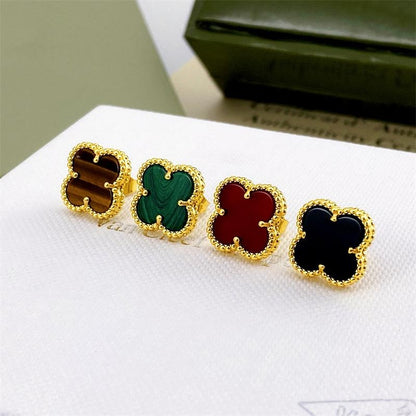 Large Clover Leaf Stud Earrings