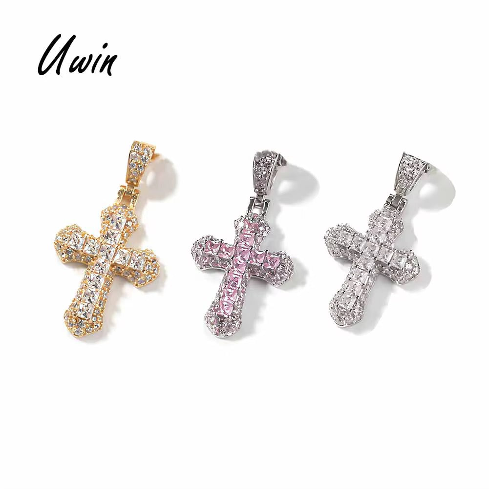Iced Mini Cross Necklace