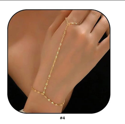 Hand chain bracelet