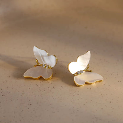 White Shell Butterfly Designer