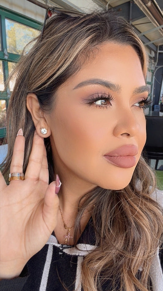 Le moire earrings
